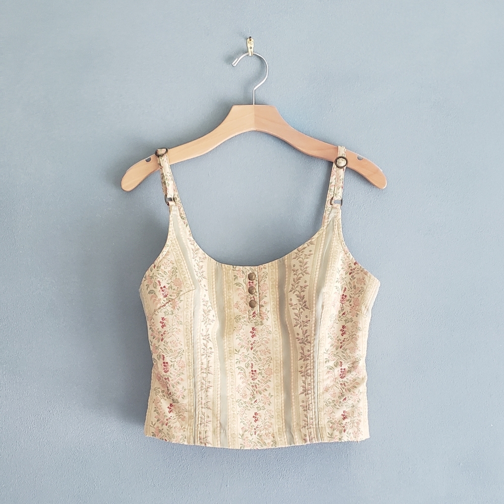 Vintage corset style top
